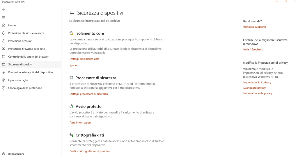 Problema Protezione Sicurezza Autorità Locale la situazione oggi 12 sicurezza dispositivi