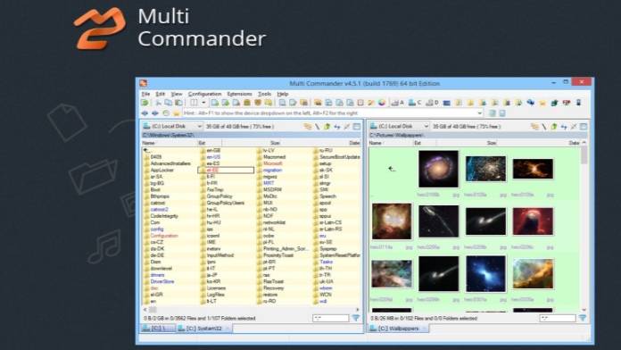 Multi Commander: la migliore alternativa a Esplora Risorse 10 Multi Commander