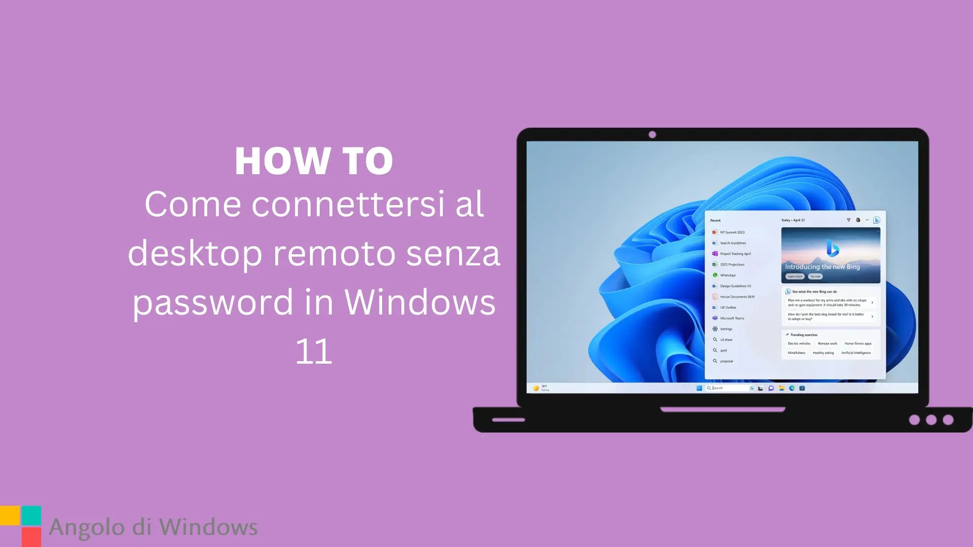 Come connettersi al desktop remoto senza password in Windows 11