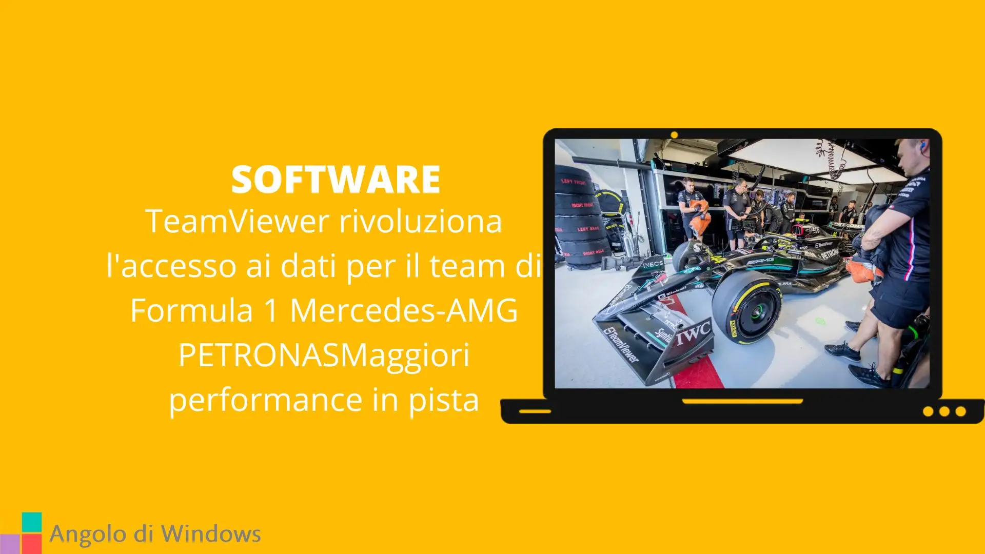 TeamViewer rivoluziona l'accesso ai dati per il team di Formula 1 Mercedes-AMG PETRONASMaggiori performance in pista