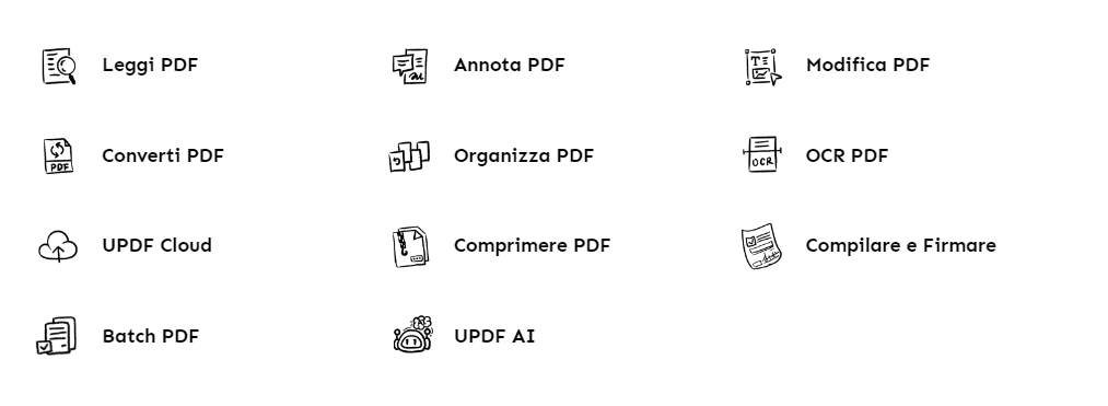 funzioni updf