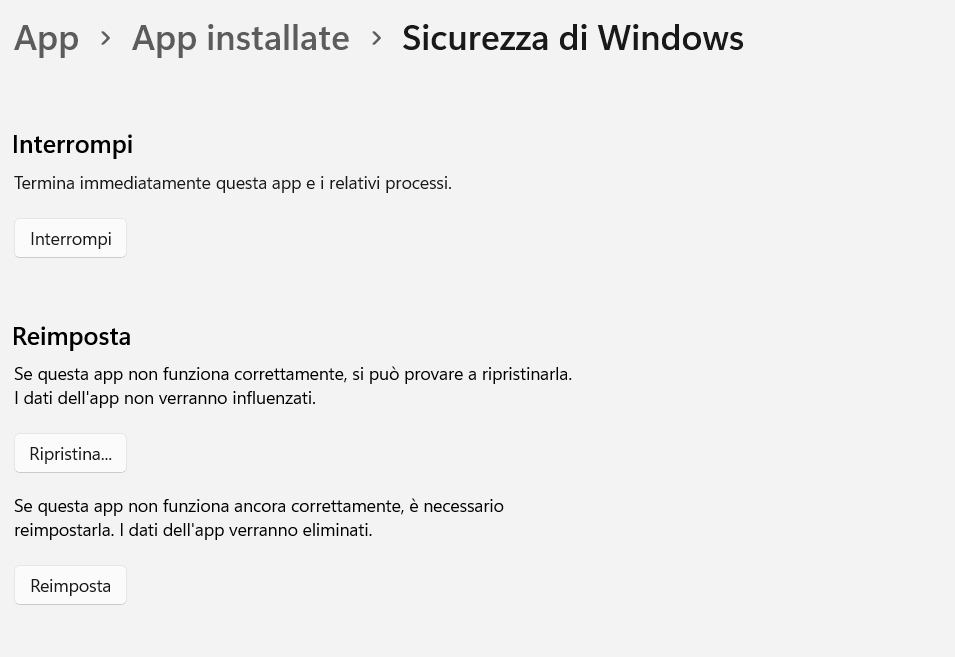Come reinstallare Sicurezza di Windows 11 15 Come reinstallare Sicurezza di Windows 11