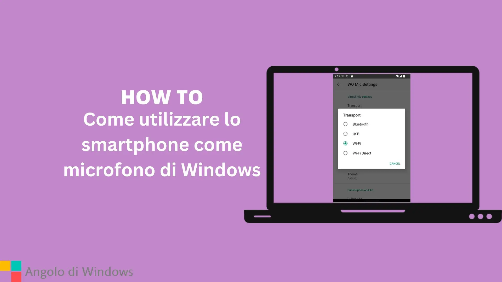 Come utilizzare lo smartphone come microfono di Windows