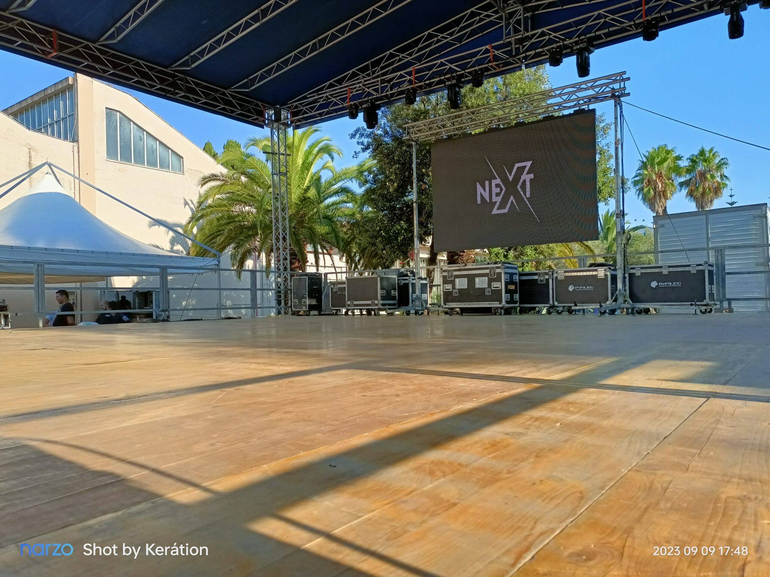 Il palco del Sassari Cosplay 2023