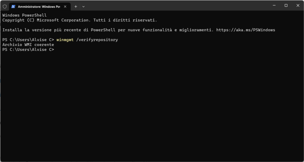 Come riparare o ricostruire la repository WMI in Windows 15 Screenshot 2023 09 15 154156
