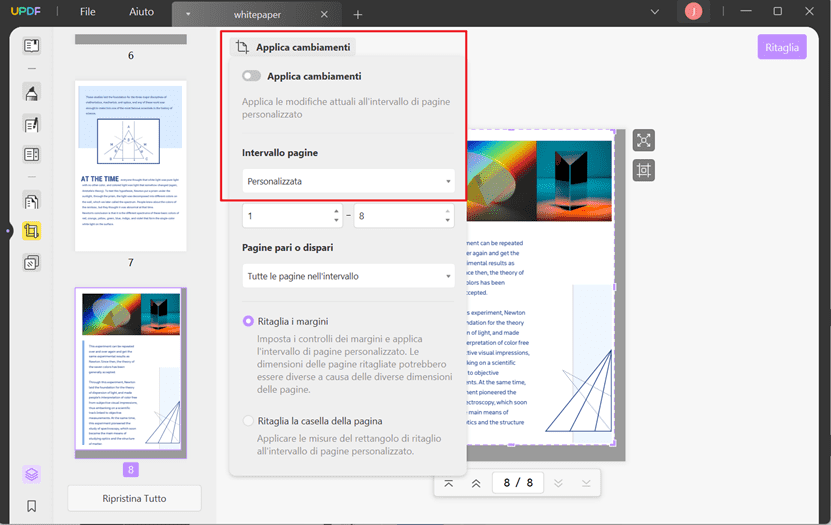 Ridimensionare un PDF con UPDF in modo efficace 17 updf004