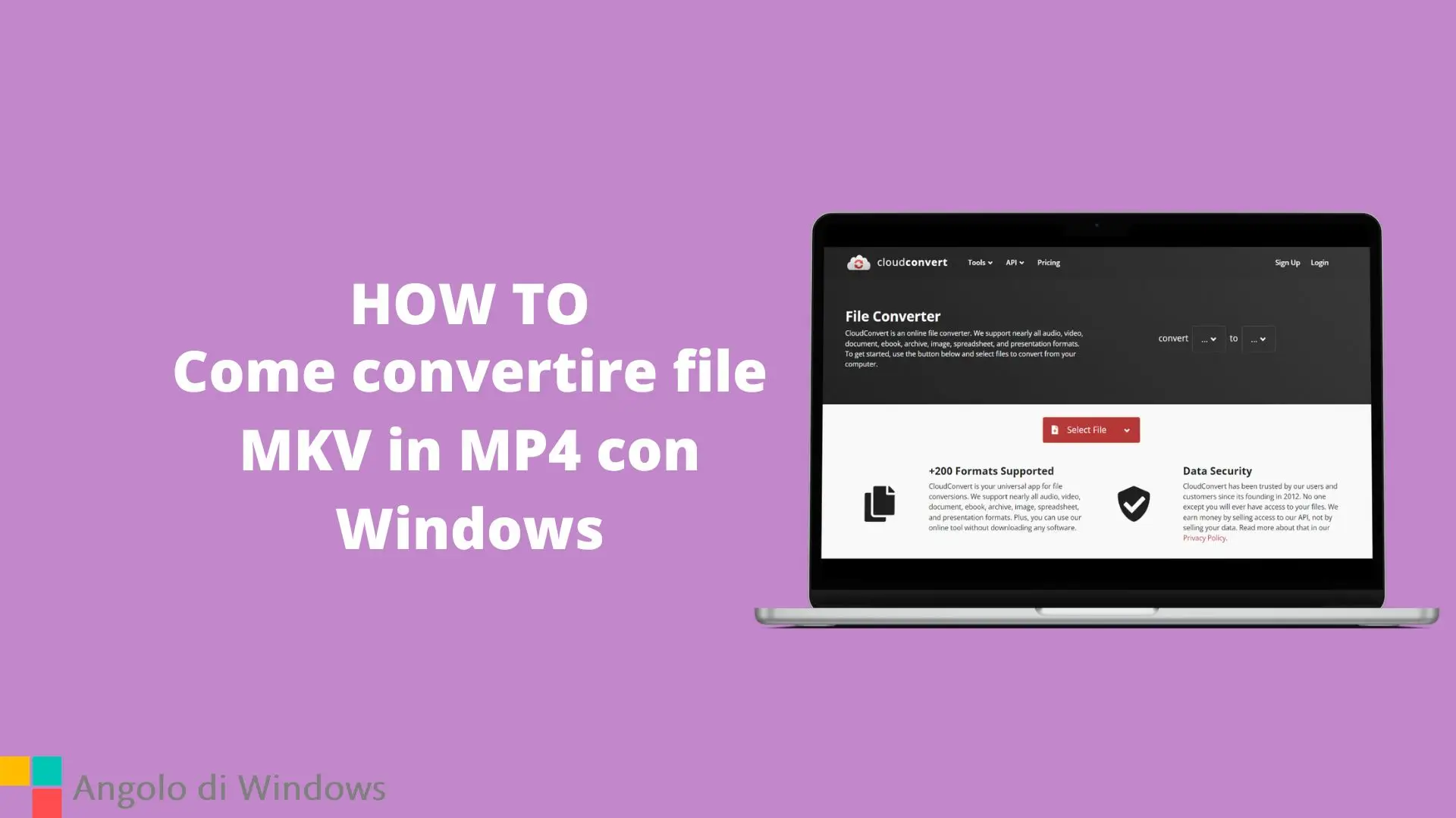 Come convertire file MKV in MP4 con Windows