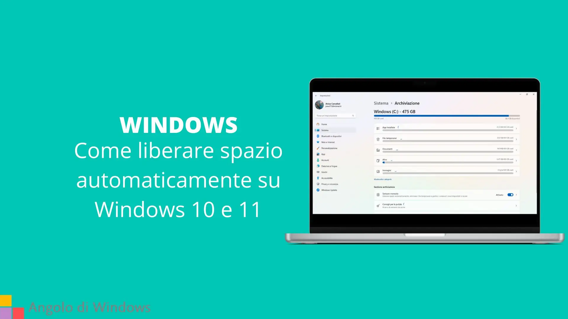 Come liberare spazio automaticamente su Windows 10 e 11