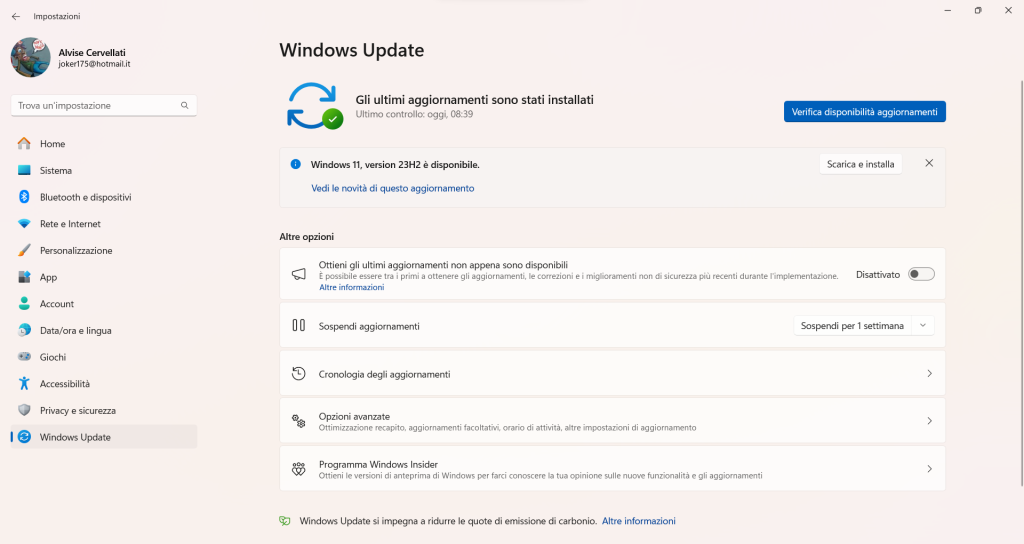 Come installare Windows 11 23H2: guida completa 15 Come installare Windows 11 23H2: guida completa