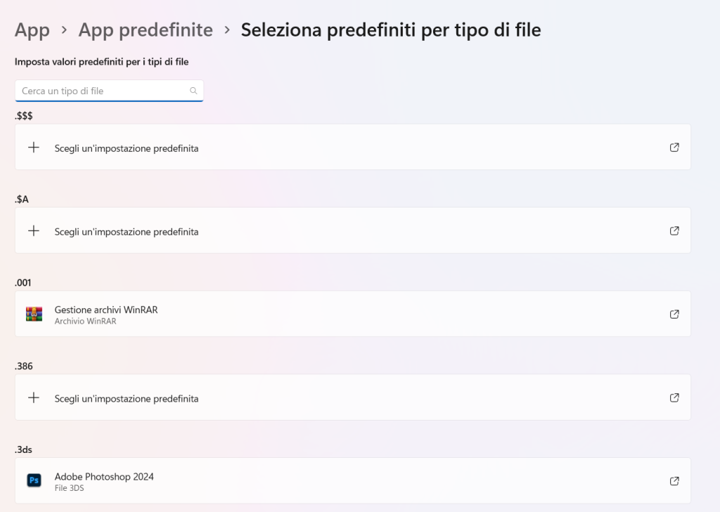 Ripristino Associazione Predefinita dei File in Windows 15 Ripristino Associazione Predefinita dei File in Windows