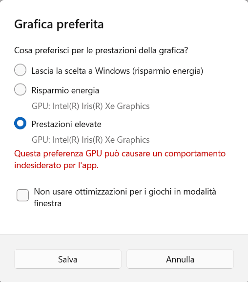 Configurare Windows 11 per Videogiochi: Guida Dettagliata 13 Configurare Windows 11 per Videogiochi: Guida Dettagliata