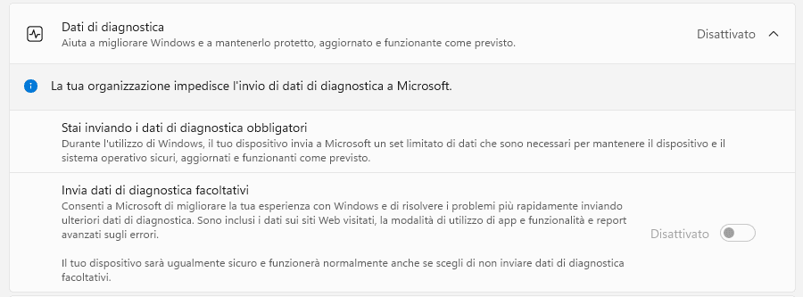 Come disabilitare la Telemetria in Windows 15 Screenshot 2023 11 14 143202