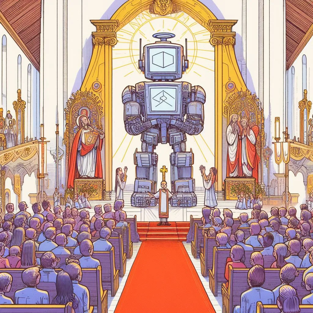 La Chiesa dell'AI: una nuova religione che ci accompagnerà nel prossimo futuro? 15 chiesa IA 3 jpeg