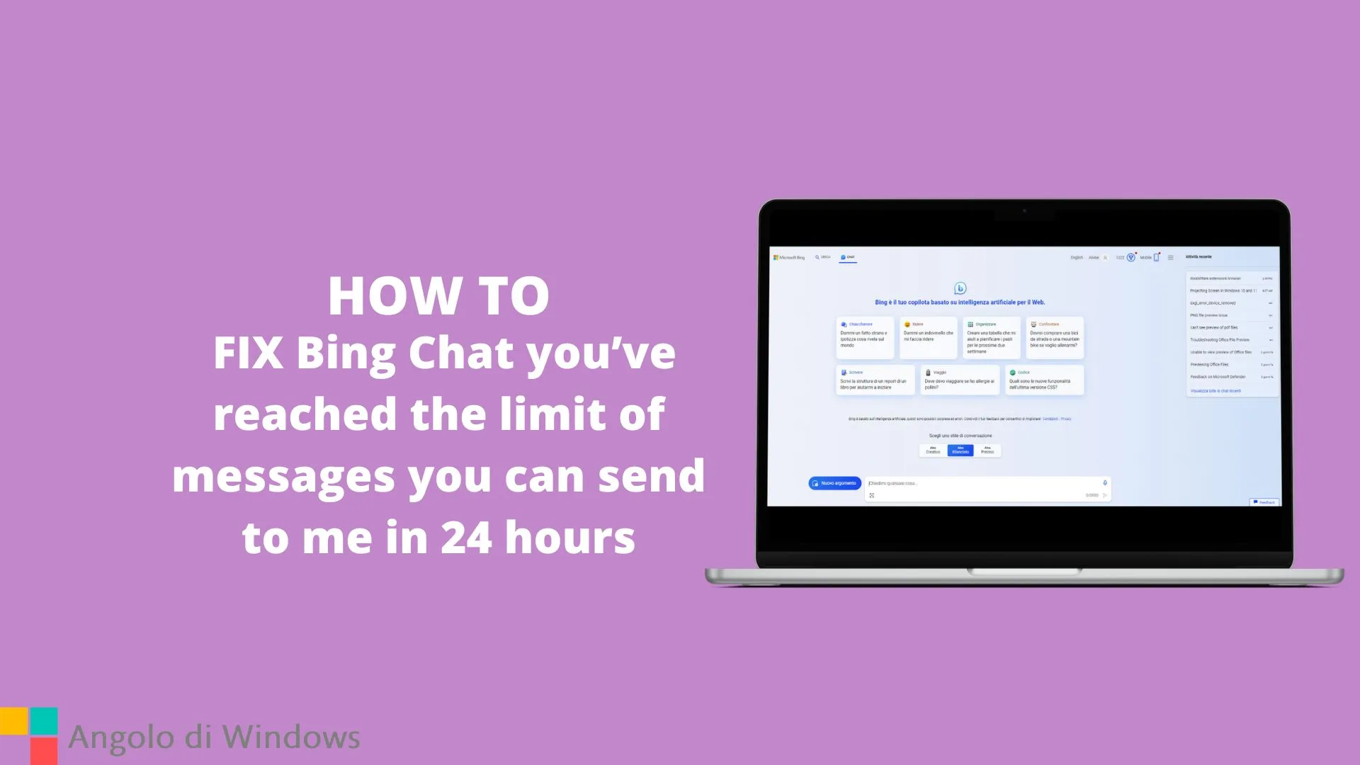 FIX Bing Chat you’ve reached the limit of messages you can send to me in 24 hours
