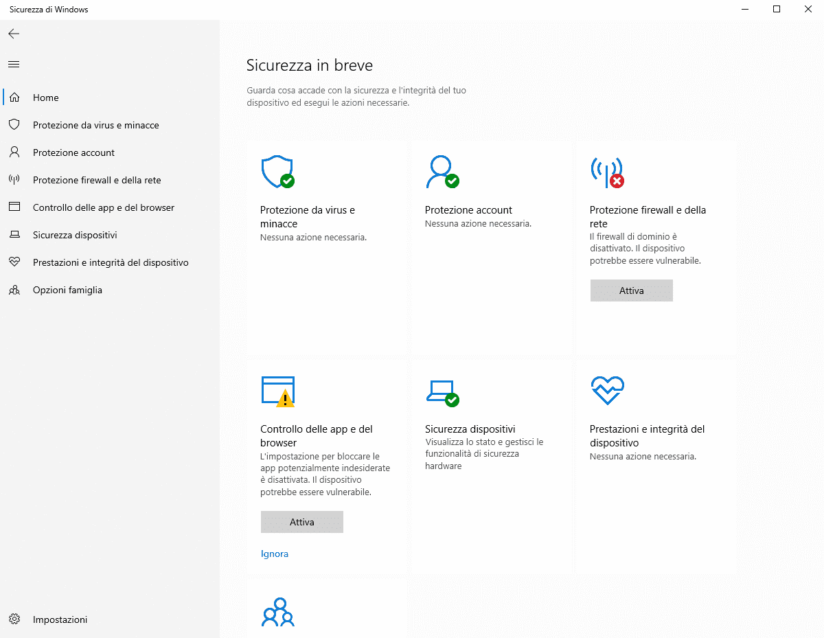Dove trovo l'antivirus su Windows 10 12 screenshot01