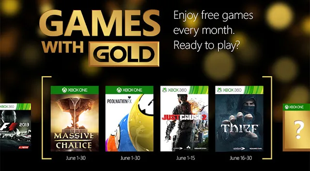 Xbox Games With Gold June 2015