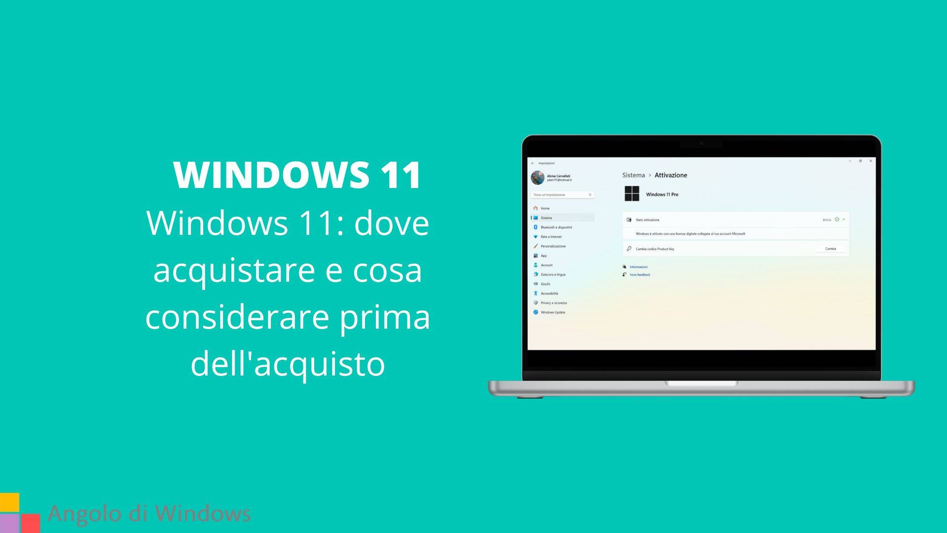Windows 11: dove acquistare e cosa considerare prima dell'acquisto
