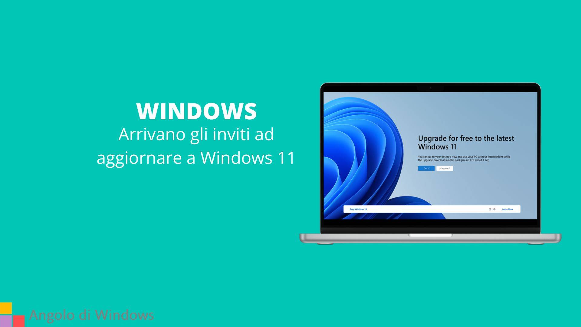 Arrivano gli inviti ad aggiornare a Windows 11