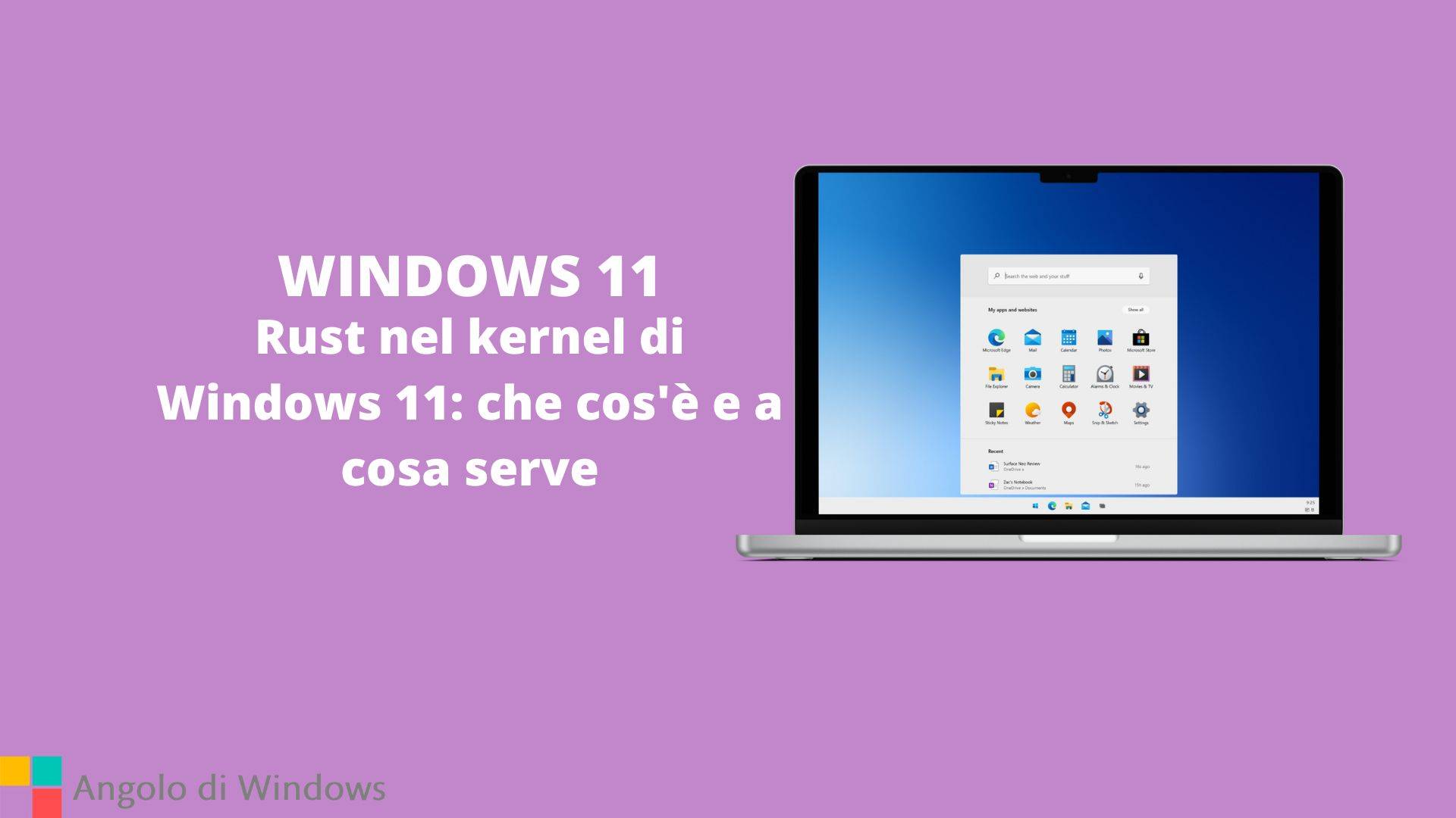 Rust nel kernel di Windows 11: che cos'è e a cosa serve