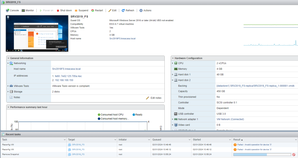 FIX: VMware ESXi invalid operation for device '0' 14 Screenshot 2024 02 01 085750