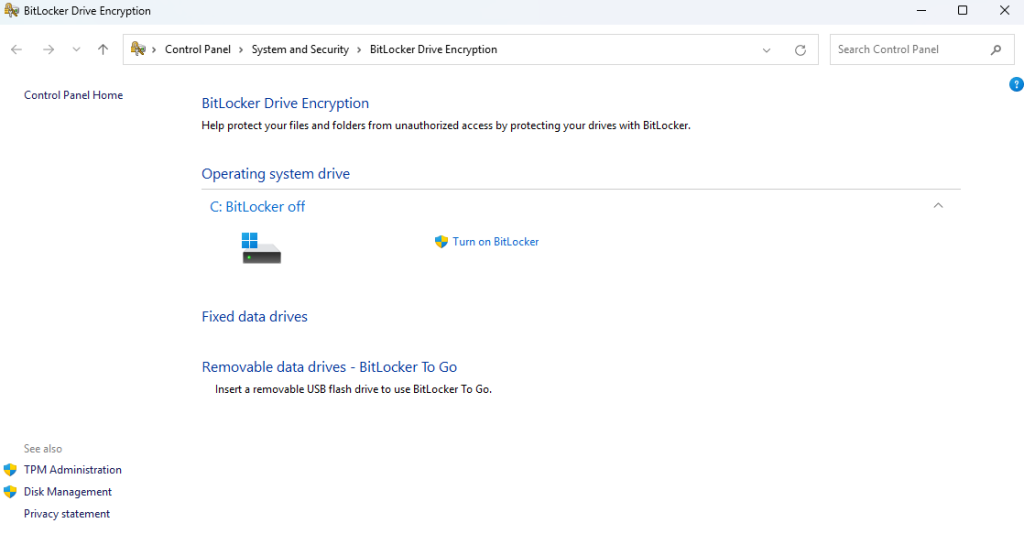 BitLocker in Windows 11: Guida Completa per Principianti 13 Screenshot 2024 03 01 164417