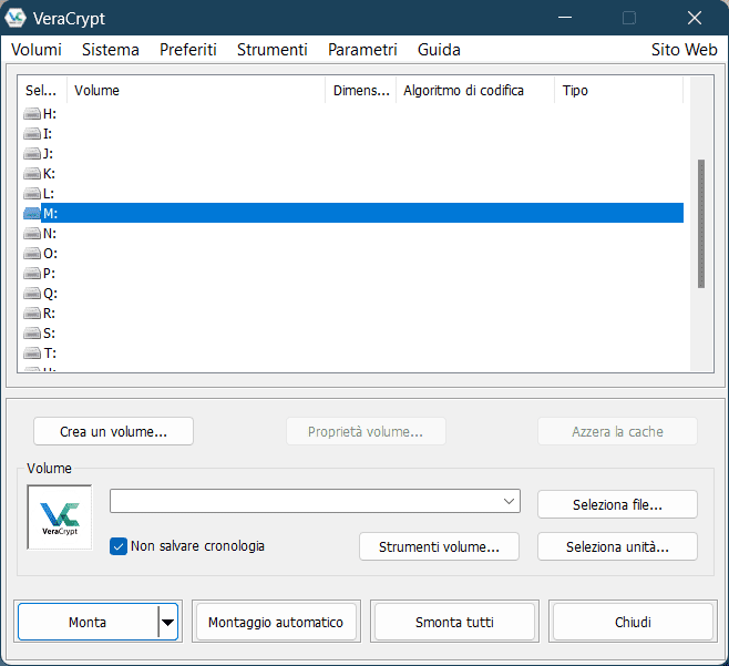 VeraCrypt: Sicurezza Avanzata per i Tuoi Dati Sensibili 13 Screenshot 2024 03 11 150733