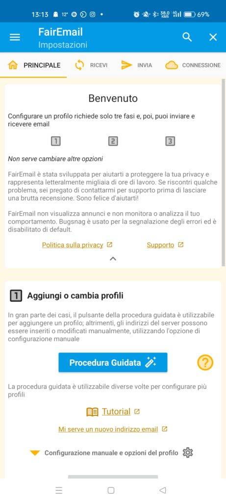 FairEmail L'Email App Open-Source per Android 9 fairemail
