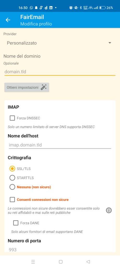 FairEmail L'Email App Open-Source per Android 10 FairEmail L'Email App Open-Source per Android