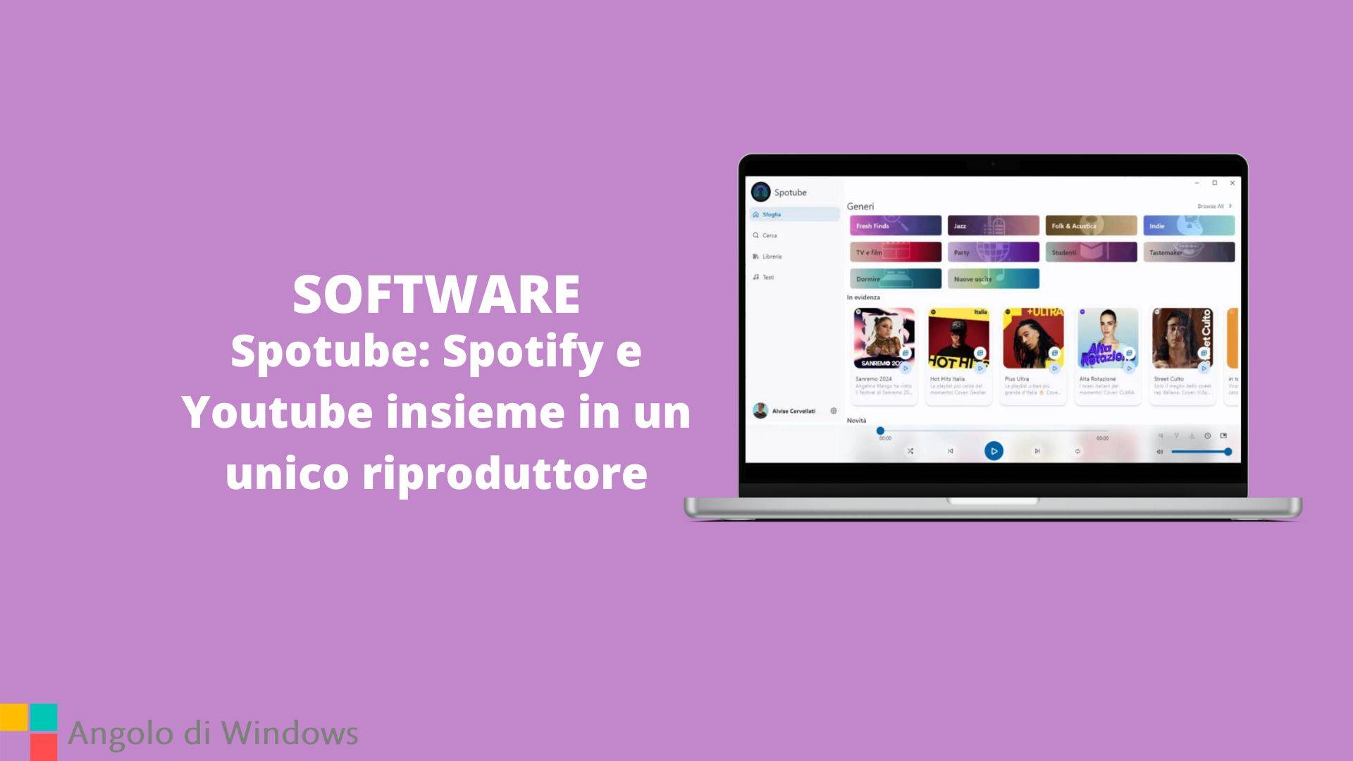 Spotube: Spotify e Youtube insieme in un unico riproduttore