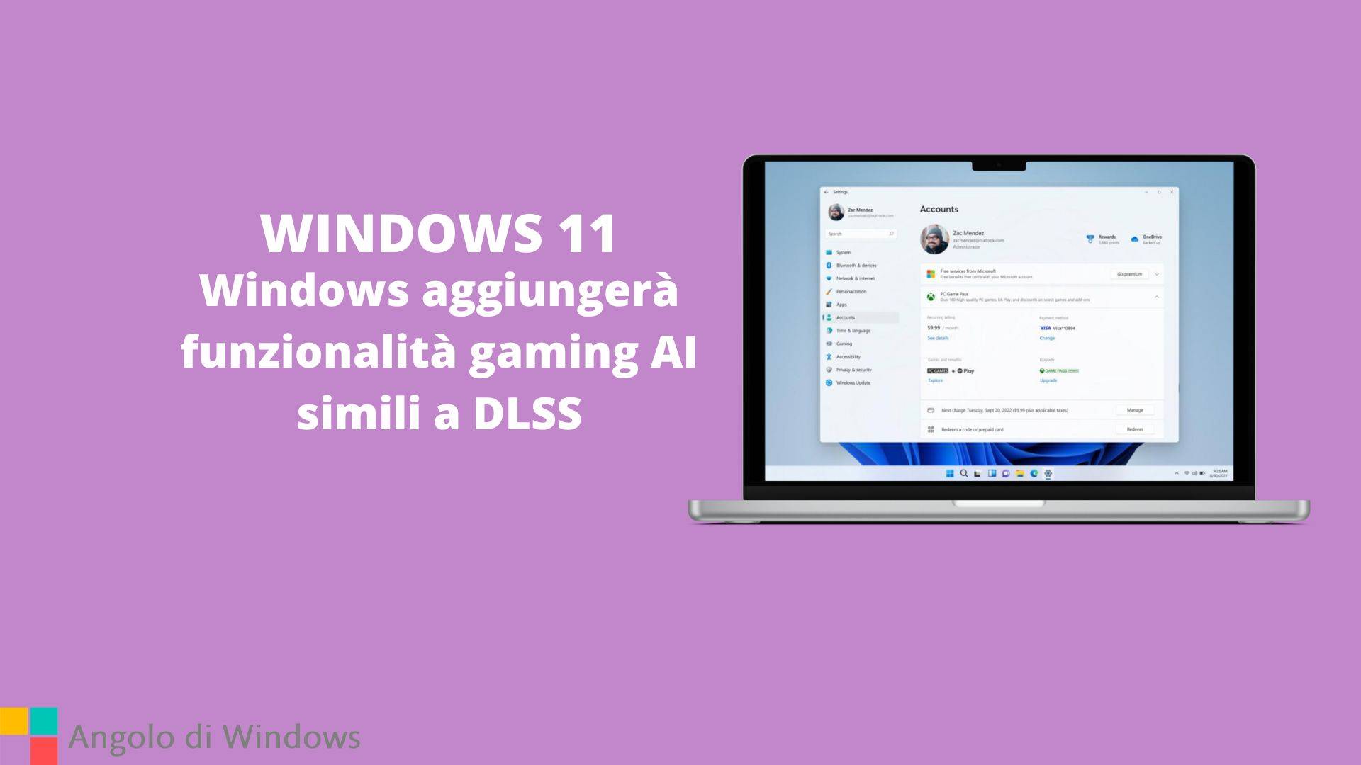 Windows aggiungerà funzionalità gaming AI simili a DLSS