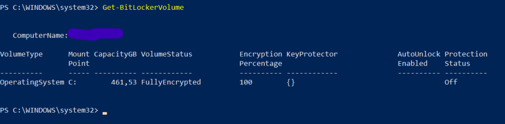 Come controllare lo stato di avanzamento BitLocker in Windows 15 Come controllare lo stato di avanzamento BitLocker in Windows - comandi get-bitlockervolume