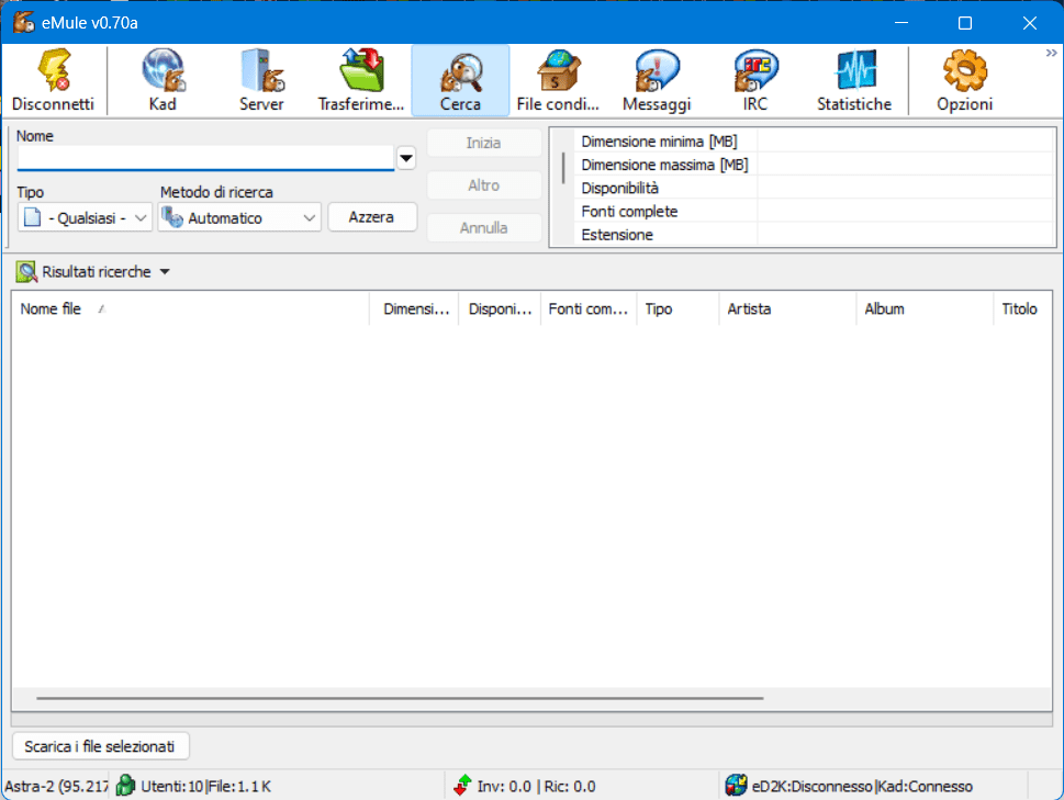Installazione di eMule su Windows 11 14 eMule su Windows 11