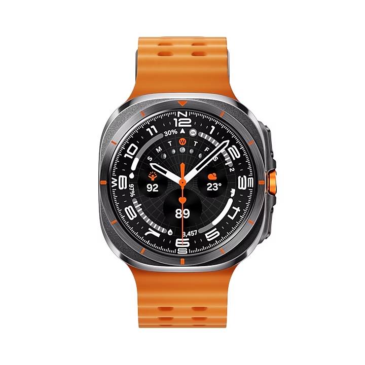 Tutto sul nuovo Galaxy Watch Ultra 12 global wearable X2 TitaniumGray MarineBand Orange Front 542217373