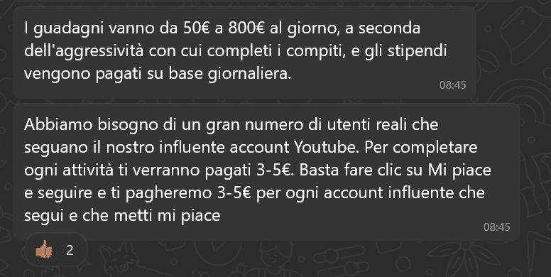 Metti un Mi piace e ti paghiamo ... È una truffa? 15 image 1