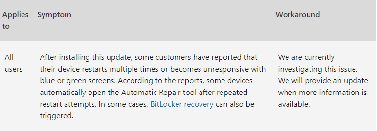 Non installate la KB5043145 in Windows 11: mouse, bitlocker e tanti problemi (aggiornato) 15 Screenshot 2024 10 01 110456