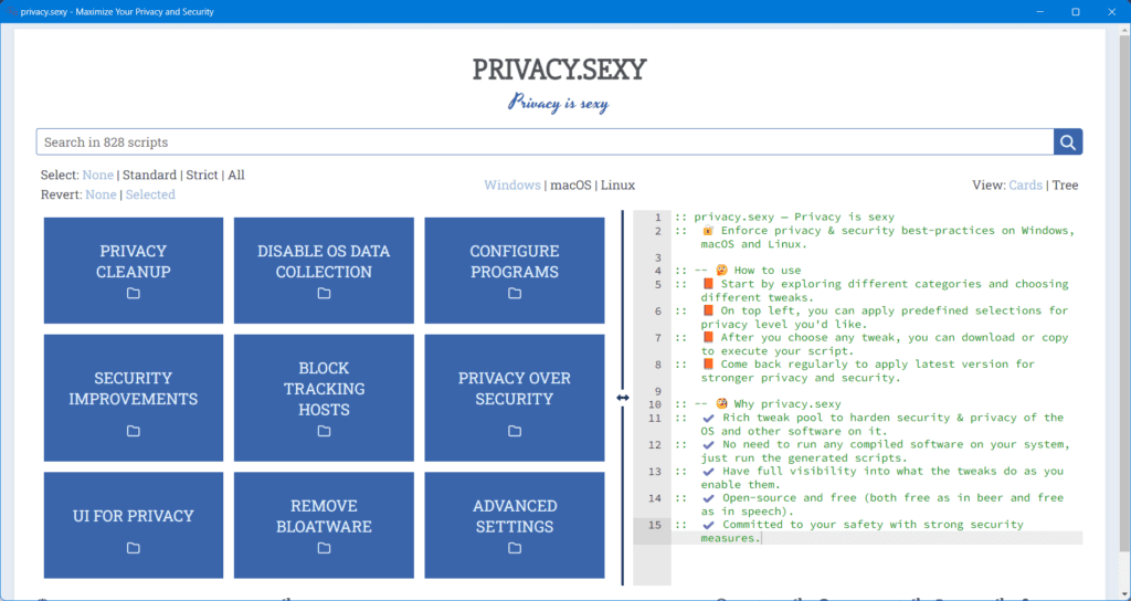 Privacy sexy: L'arma segreta per difendere la tua privacy su Windows, Linux e macOS 14 Privacy sexy