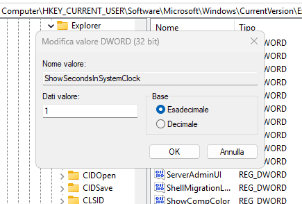 Come Impostare i Secondi sulla Taskbar di Windows 19 image 71