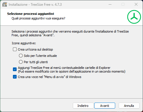 Come capire com'è occupato lo spazio su un disco con TreeSize Free 17 Screenshot 2025 01 27 193011
