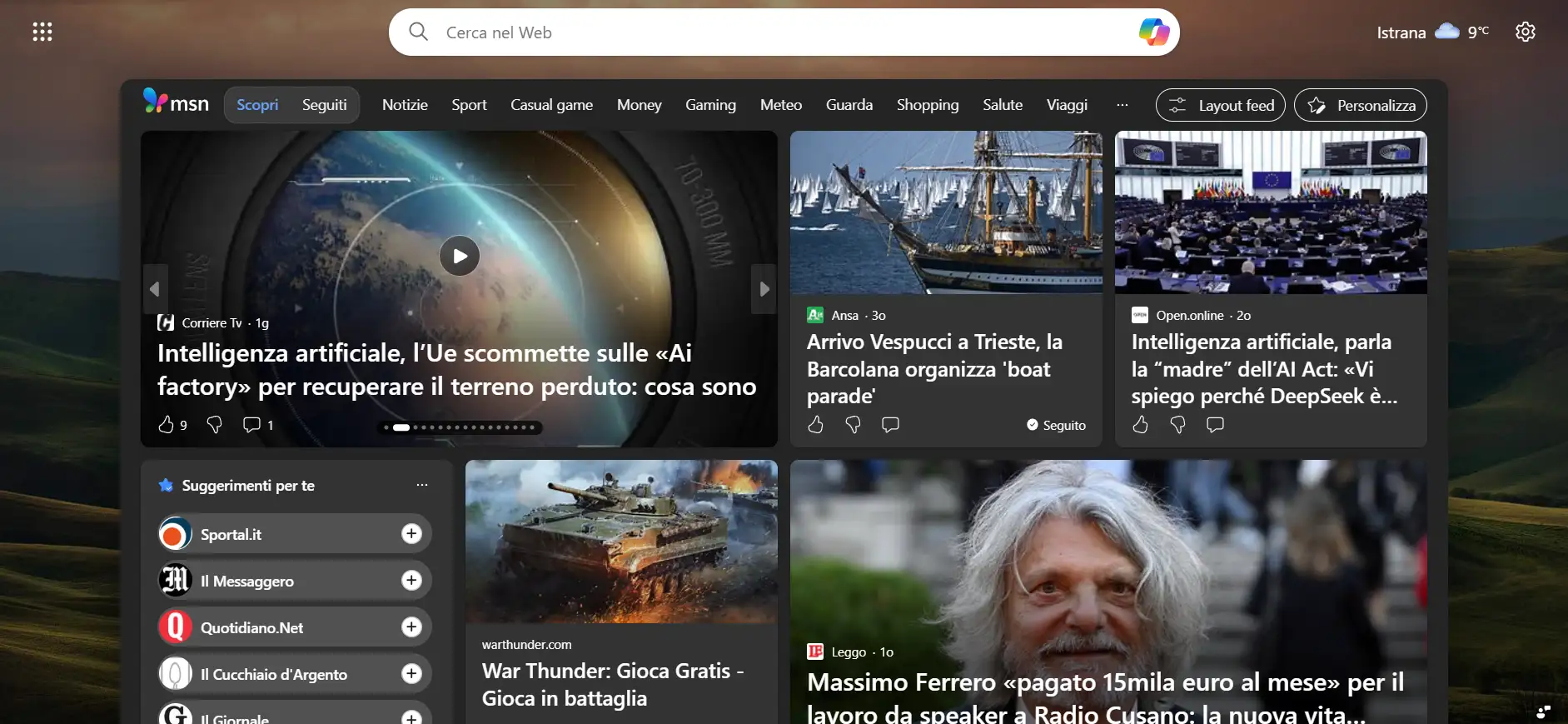 google motore di ricerca su bing