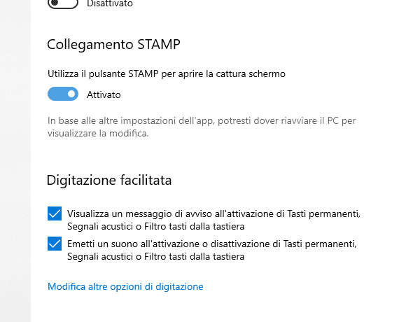 Come impostare il tasto STAMP per catturare lo schermo su Windows 10 18 image 35