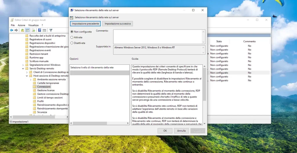 Connessioni RDP sfocate 