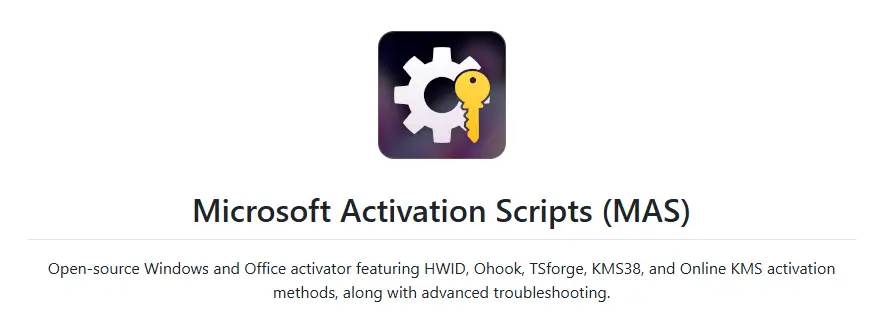 Microsoft Activation Scripts