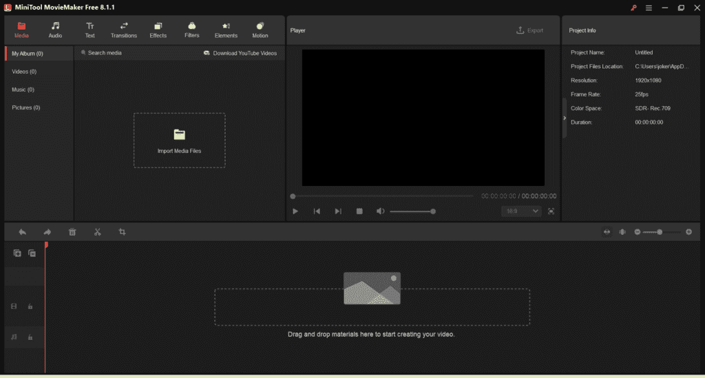 MiniTool MovieMaker 
